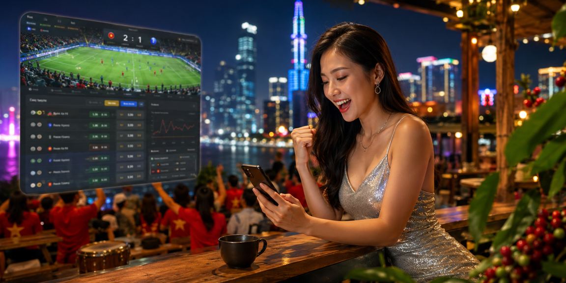 Người chơi trải nghiệm slot và live casino trực tuyến tại Việt Nam trên điện thoại di động